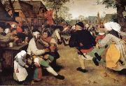 Peasant dance, BRUEGEL, Pieter the Elder